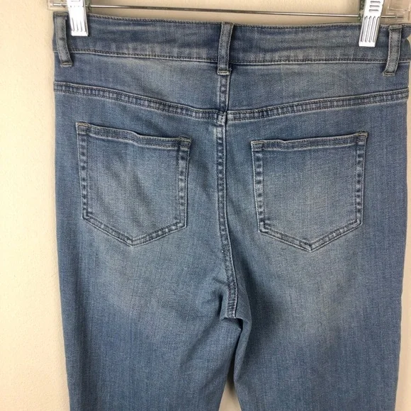 LOGO- Lori Goldstein cropped straight leg jeans - Picture 6 of 13